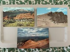 Vintage Pikes Peak Colorado Lot of 3 Postcards picture