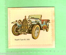 #D136. 1971 SANITARIUM  CAR TRANSFER CARD #10  BUGATTI TYPE 30 1926 picture