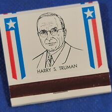Harry S. Truman 33rd President Of The United States Of America Matchbook picture