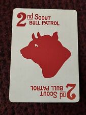 Vintage 1910’s Parker Brothers Boy Scout Playing Card #2 Scout Bull Patrol picture