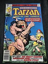 Tarzan #1 (Marvel, 1977) with Cover Art & Pin-up by John Buscema VERY FINE- picture