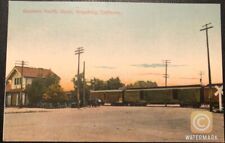 Southern Pacific Depot Kingsburg Ca Fresno County Sepia RR SP Train Postcard S42 picture