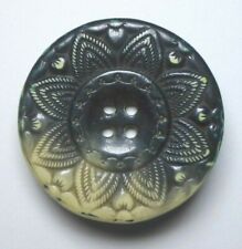 Antique Button - Rhodoid Flower - 32mm - French Vintage Rhodoid Button picture