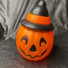 Vintage 1995 Empire 9” Halloween Jack O Lantern Pumpkin Blow Mold  Pumpkin picture