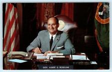 GOVERNOR ALBERT D. ROSELLINI ~ 21st Governor of WASHINGTON State c1960s Postcard picture