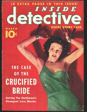 Inside Detective 3/1937-Violent bondage terror cover-Howard Forsgren-White De... picture