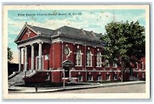 Rocky Mount North Carolina Postcard First Baptist Church Building Exterior 1926 picture