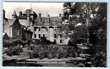 RPPC LAUDER The Rose Gardesn Thirlestane Castle SCOTLAND UK Postcard picture