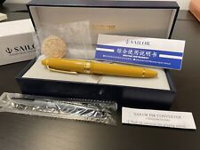 Sailor 1911 Large Fountain Pen “A Pirates Life”with Gold Trim - 21K Broad Nib picture