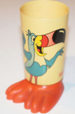 Vintage 1981 Kellogg's Fruit Loops Toucan Sam Cereal Promo Footed Child's Cup picture