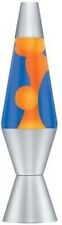 WB    Lava® Lamp 14.5'' Orange Wax/Blue Liquid/Silver Base & Cap picture