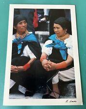 Ecuador Two Otavalo Women Post Card picture