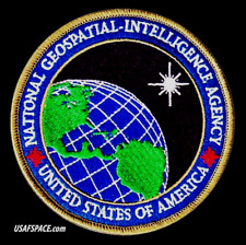 NATIONAL GEOSPATIAL-INTELLIGENCE AGENCY-NGA-USAF-GEOINT-NRO CLASSIFIED VEL PATCH picture