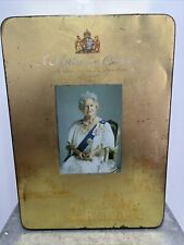Queen Elizabeth Mother Queen Mother Collectable Empty Tin Container Display .. picture