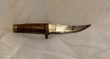Miniature Dagger.  Steel Blade, Wood Handle.  Vintage. picture