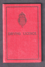 1939-40 NEWPORT COUNTY OF MONMOUTH WALES DRIVING LICENSE 2-1/2 x 3-7/8