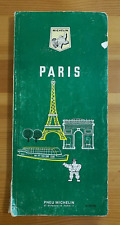 Vtg 1968 Michelin Tiremaker Paris France Green Travel Guide Book French Edition picture