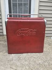 RARE Antique Drink Coca Cola Cooler Progress Refrigerator Co. Louisville, KY  picture