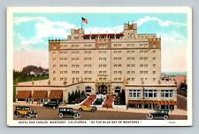Monterey CA California, Hotel San Carlos By the Blue Bay of Monterey Postcard picture