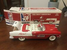 Liberty Classics Chevy 1955 Red Convertible Die Cast 1:25 SENTRY HARDWARE Bank picture