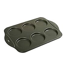 Puffy Muffin Top Pan Makes 6 Non Stick High Rise Crown 4' Wide .5' Deep picture