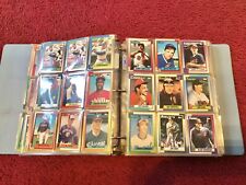 Mixed Lot of Assorted Vintage Baseball Sports Cards in Blinded Album picture