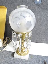 Antique Astral Lamp with antique Glass shade picture