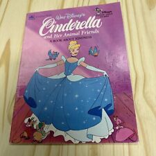 VINTAGE 1987 GOLDEN DISNEY CINDERELLA AND HER ANIMAL FRIENDS BOOK ABOUT KINDNESS picture