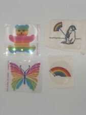 Vintage 80’s Hambly & Other Maker Rainbow Transparent Stickers picture