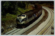 METRO NORTH FL-9 NO. 5048 c1980s Ellis Simon Locomotive Train Postcard picture
