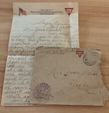 WWI AEF letter 2nd Div Amb Co 23, thought we were on our way home now in Germany picture