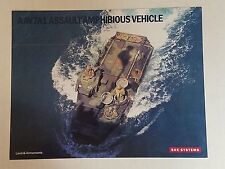 AAV7A1  Amphibious Vehicle Data Sheet / BAE Systems Military Defense picture