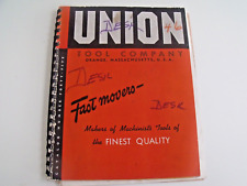 VTG 1941 Union Tool Co. Catalog, Orange, Massachusetts picture