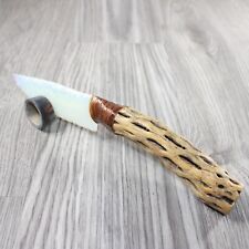 Cholla Cactus Wood Handle Opalite Blade Ornamental Knife #3445 Mountain Man Knif picture