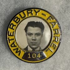 WW2 employee ID Badges Waterbury Farrell Connecticut picture