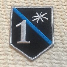 1* ONE ASS TO RISK ASTERISK ASSTERISK POLICE BLUE LINE Iron On PATCH BADGE picture