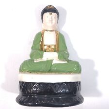 Vintage Hand Painted Ceramic Meditating Buddha Signed D.I gibbons picture