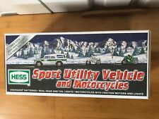 Hess Sport Utility Vehicle and Motorcycles. Friction Motors.  New Old Stock picture