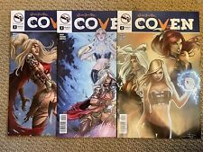 3 Covers - Grimm Fairy Tales Coven 4 ABD Zenescope 2015 VF Variant GFT picture