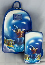 Disney Loungefly Mickey Mouse Fantasia 80th Anniversary Backpack & Wallet Set picture