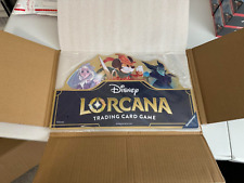 Disney Lorcana TCG-  First Chapter Promotional Metal Retail Sign RARE picture