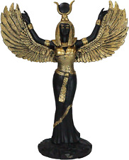 Ebros Gift Egyptian Goddess Isis Ra with Open Wings Statue 12