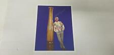Bob Uecker Standing By Large Bat Autographed Photo Milwaukee Braves Brewers Z3 picture