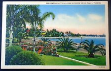 Residential Section, City Sidewalk, Bayshore Dr. (Blvd.), Tampa, Florida picture