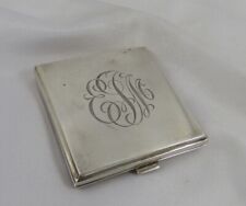 Sterling Silver (R. Blackinton & Co.) Mirrored Compact Monogrammed & Dated 1949 picture