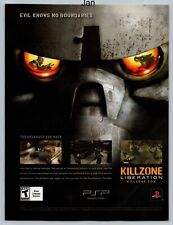 Killzone Liberation Playstation PSP Game Promo 2007 Full Page Print Ad picture