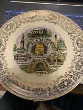 Vintage Alabama “The Cotton State” Collector Souvenir 9 1/4” plate picture
