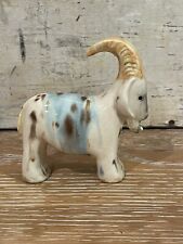 Wolfe Studio Pottery Ram Mississippi Hand Painted Vintage picture