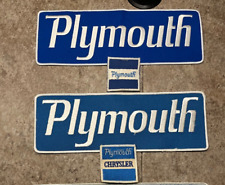 Large & Small Plymouth Dealer Rapid Transit System Patch Set ( PICK 1 SET ONLY) picture