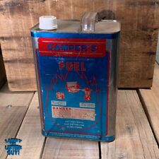 Vintage CAMPERS Camping Stove Lantern One Gallon Fuel Can Full - Unopened picture